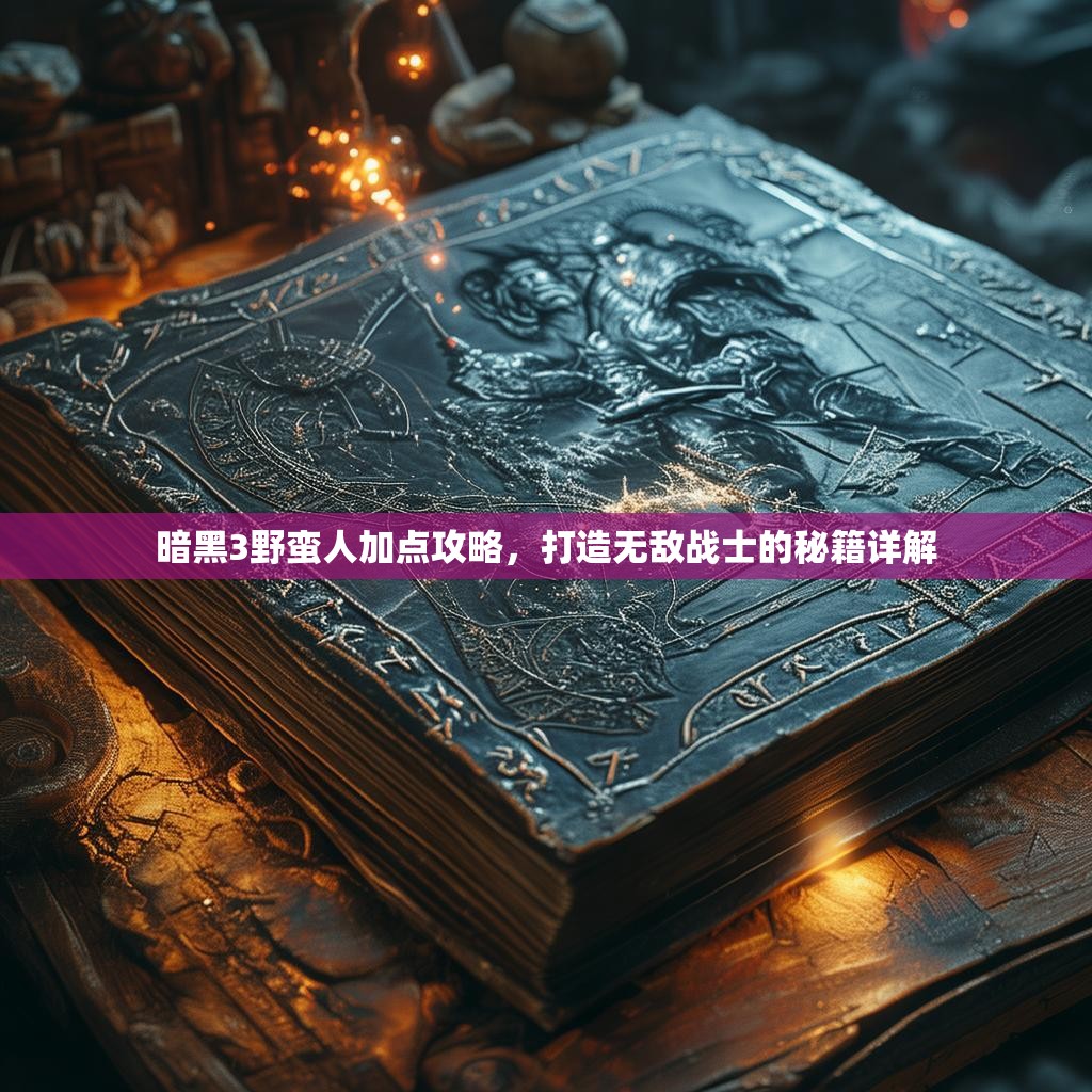 暗黑3野蛮人加点攻略，打造无敌战士的秘籍详解