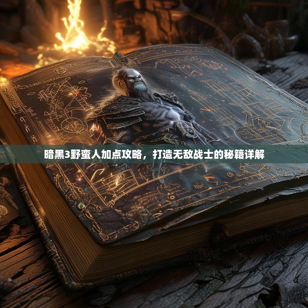暗黑3野蛮人加点攻略，打造无敌战士的秘籍详解