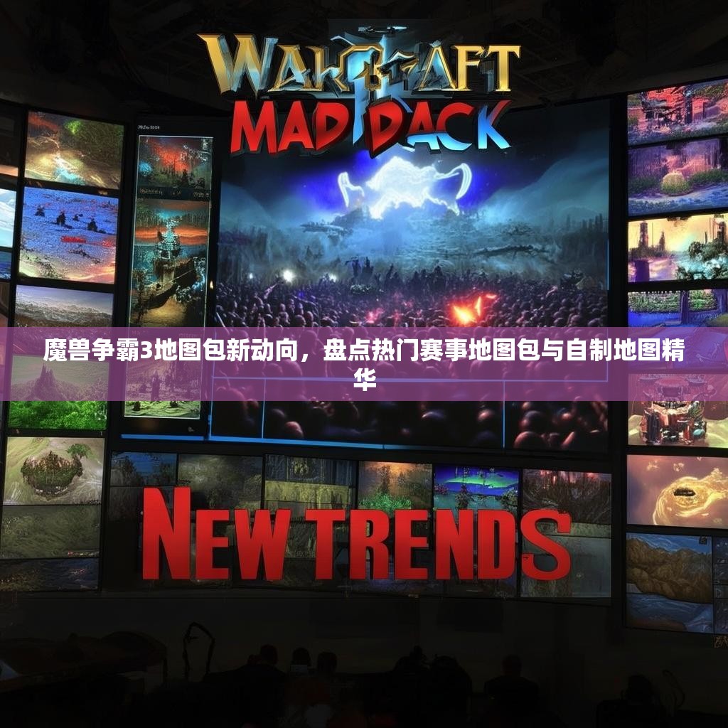魔兽争霸3地图包新动向，盘点热门赛事地图包与自制地图精华