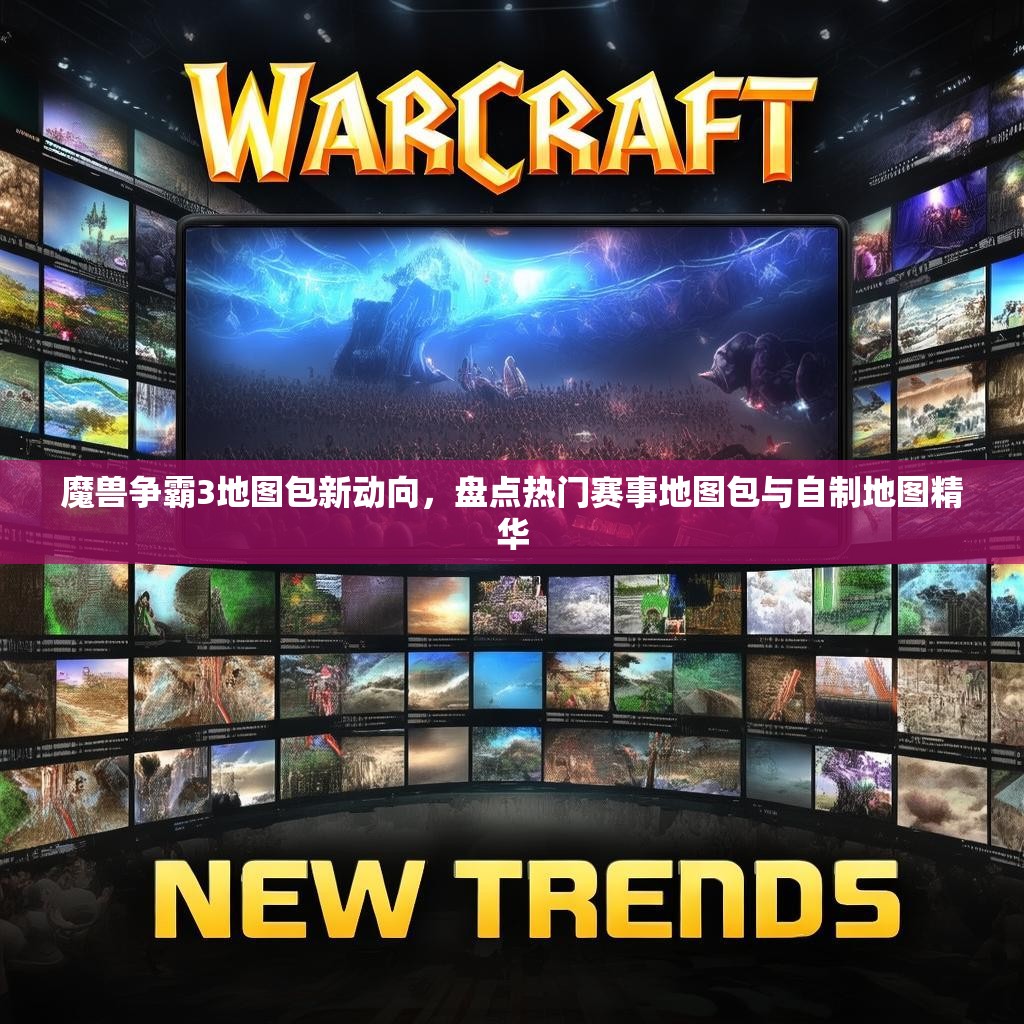 魔兽争霸3地图包新动向，盘点热门赛事地图包与自制地图精华