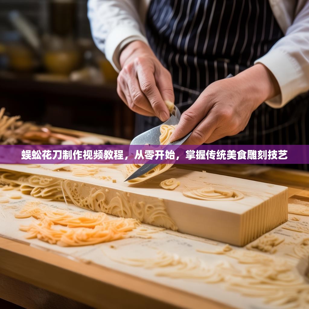 蜈蚣花刀制作视频教程，从零开始，掌握传统美食雕刻技艺