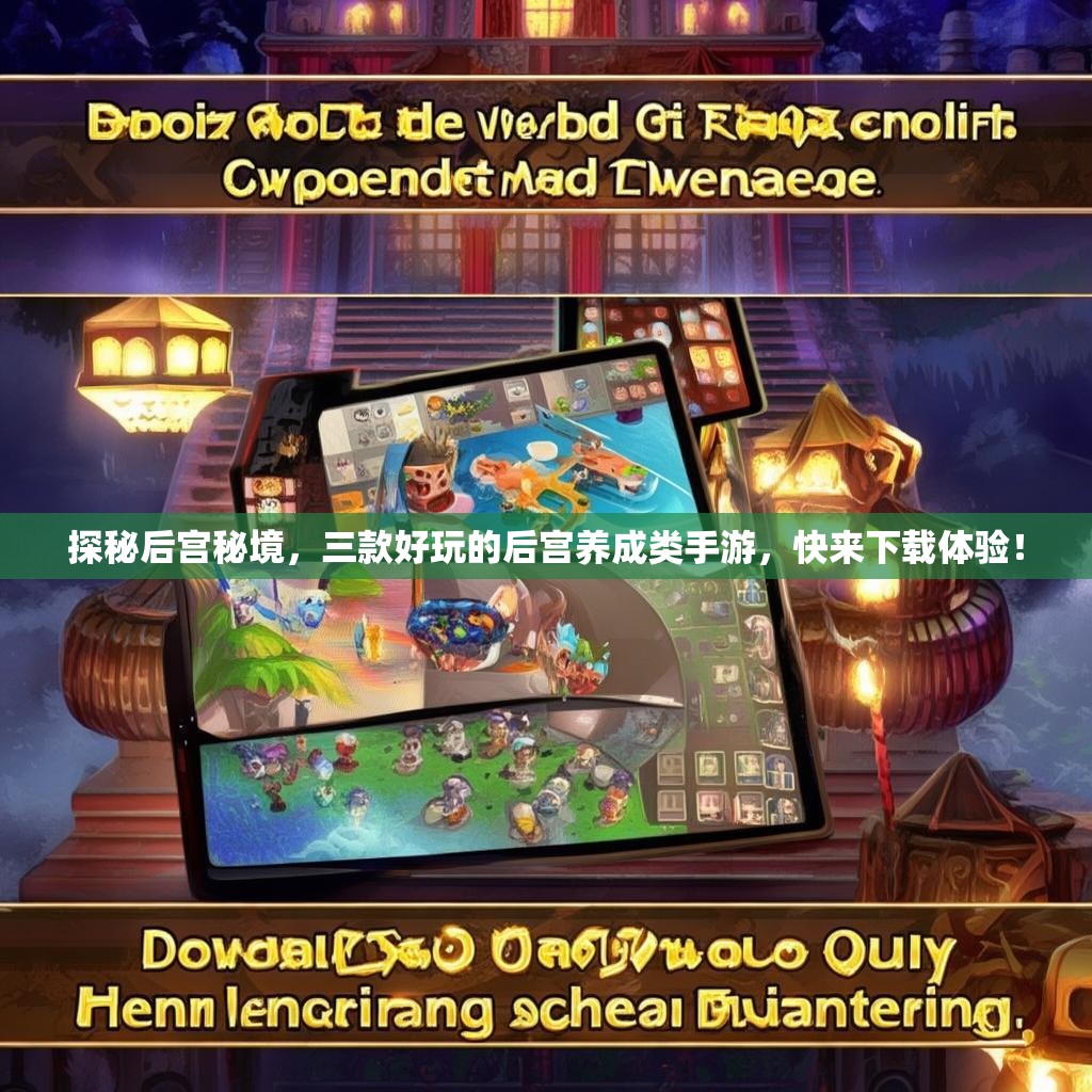 探秘后宫秘境，三款好玩的后宫养成类手游，快来下载体验！