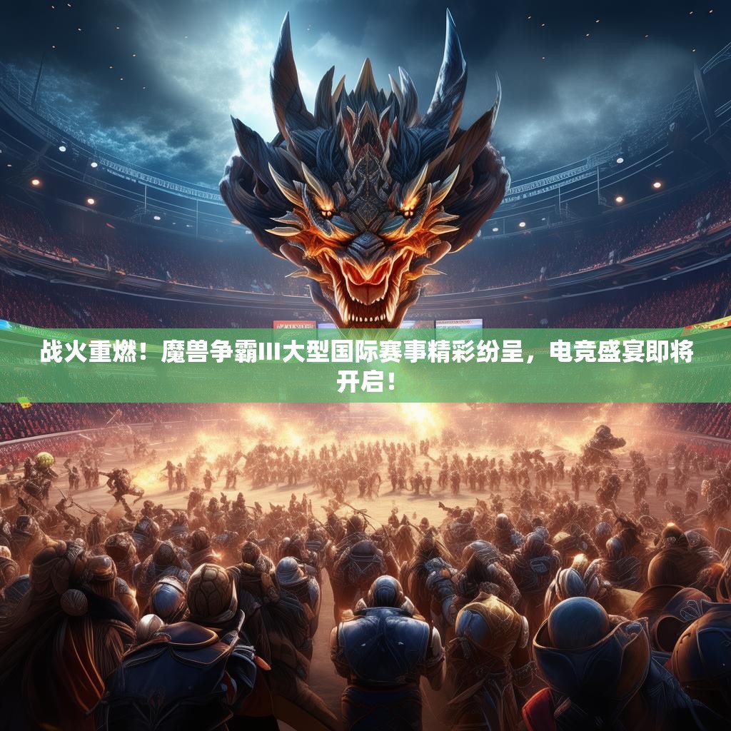 战火重燃！魔兽争霸III大型国际赛事精彩纷呈，电竞盛宴即将开启！