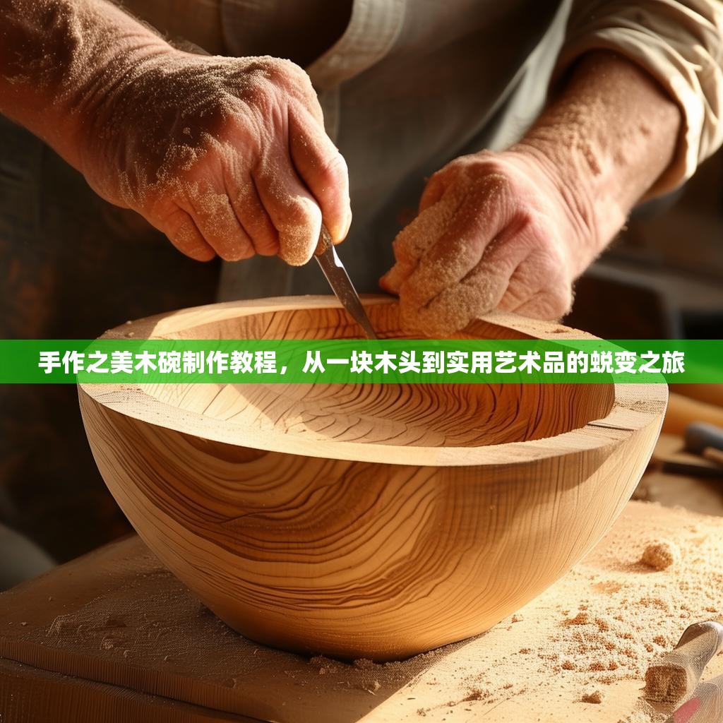 手作之美木碗制作教程，从一块木头到实用艺术品的蜕变之旅