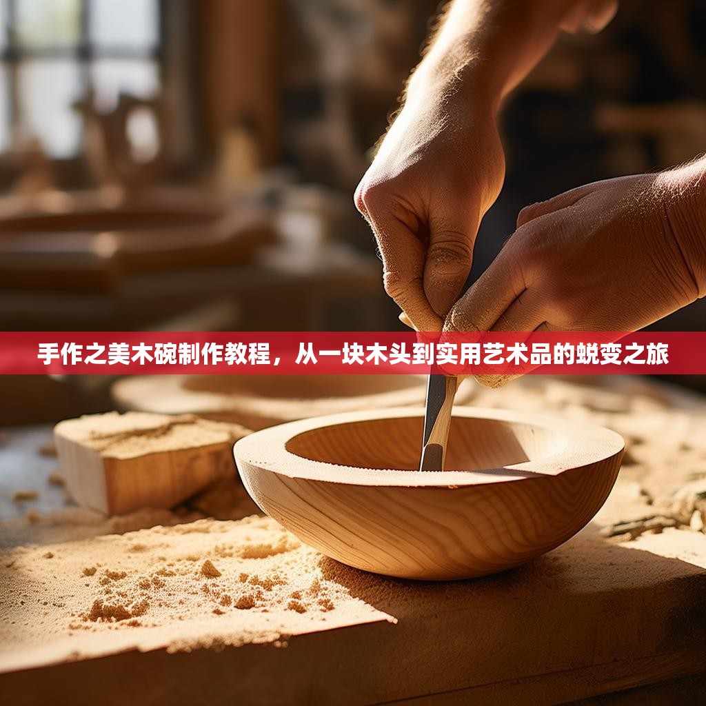 手作之美木碗制作教程，从一块木头到实用艺术品的蜕变之旅