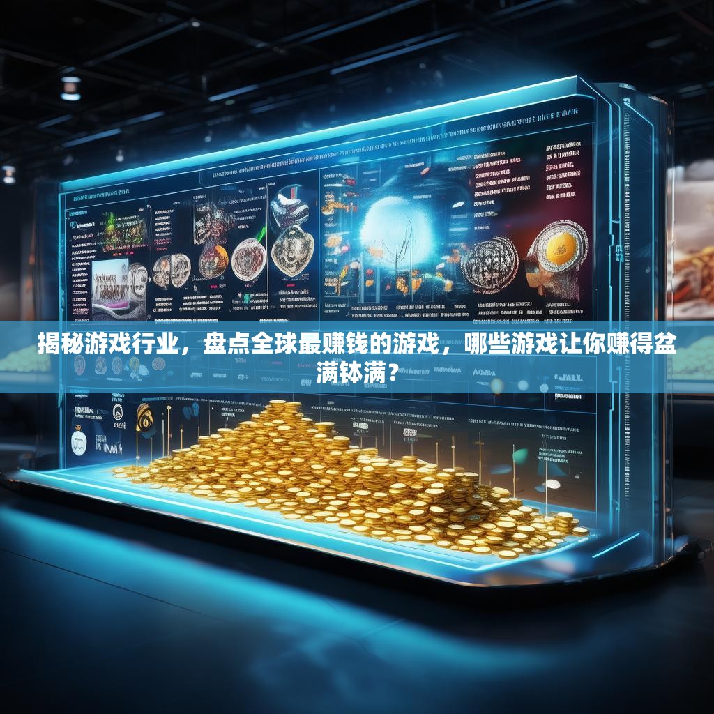 揭秘游戏行业，盘点全球最赚钱的游戏，哪些游戏让你赚得盆满钵满？