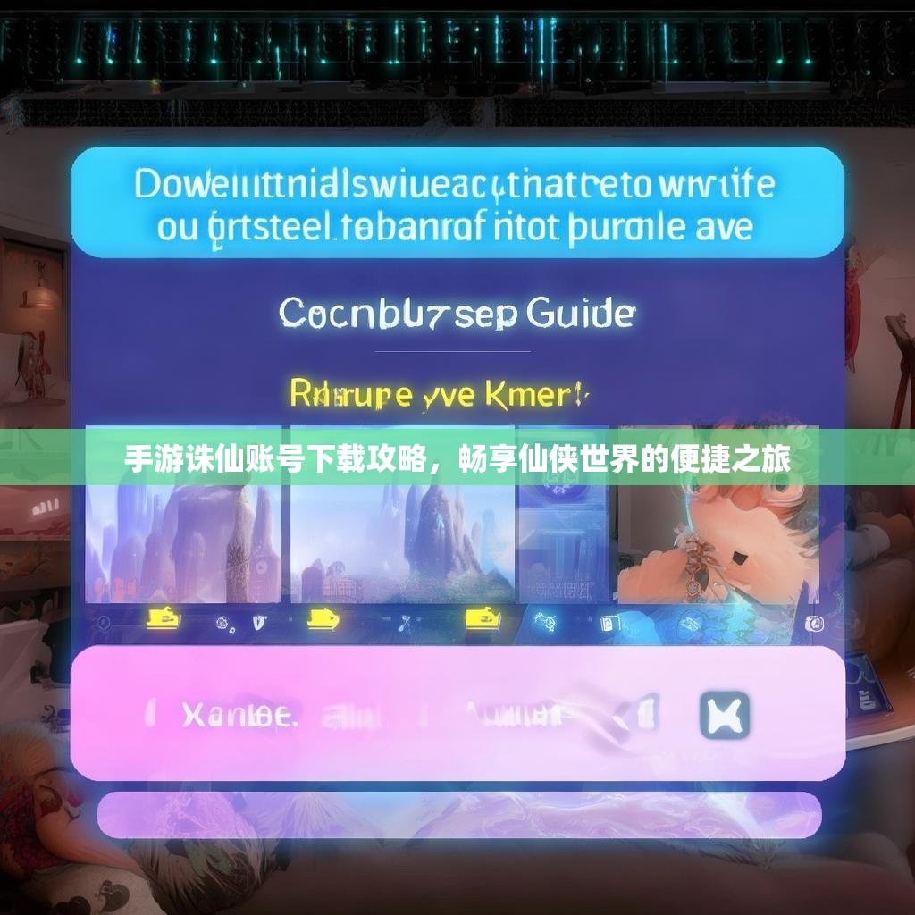 手游诛仙账号下载攻略，畅享仙侠世界的便捷之旅