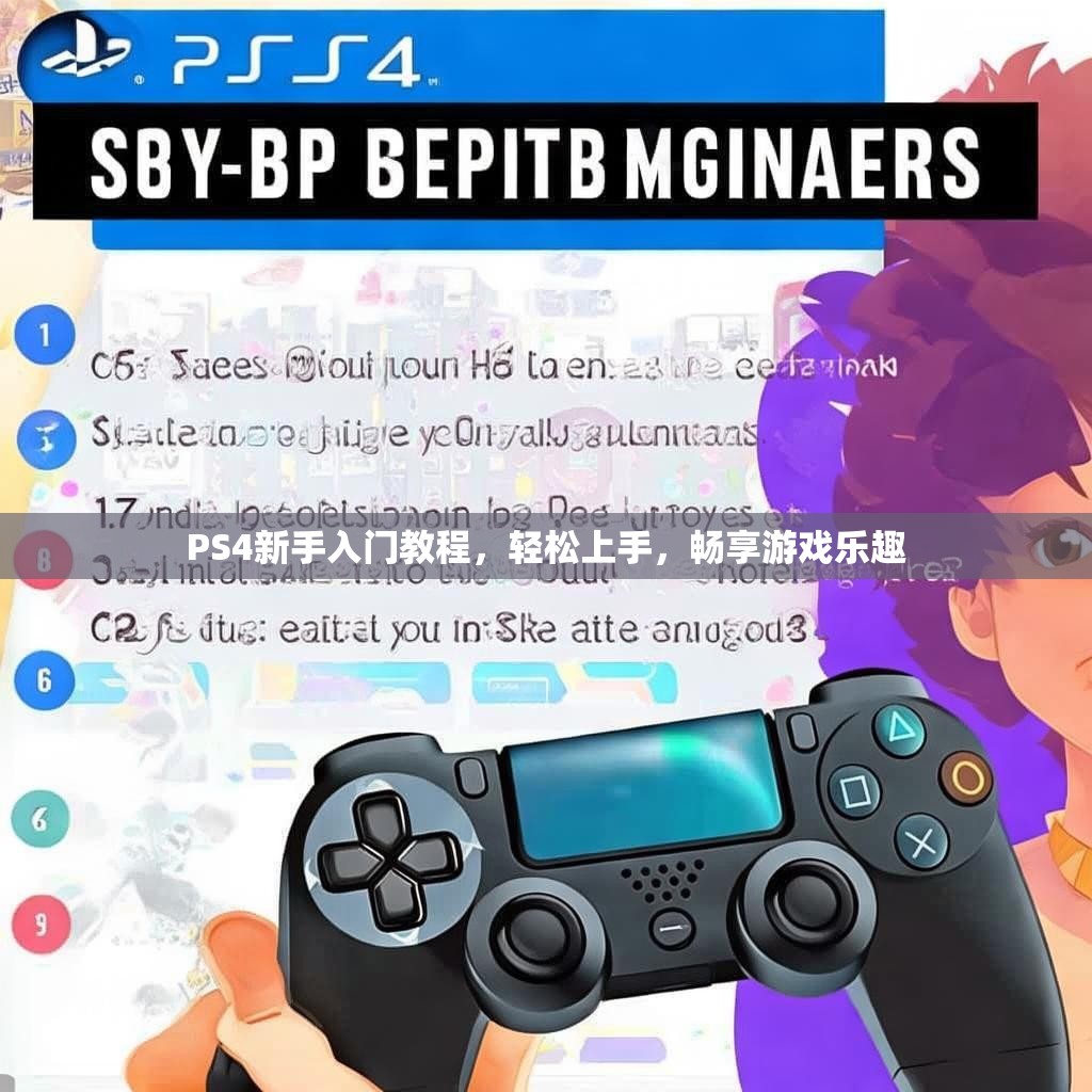 PS4新手入门教程，轻松上手，畅享游戏乐趣