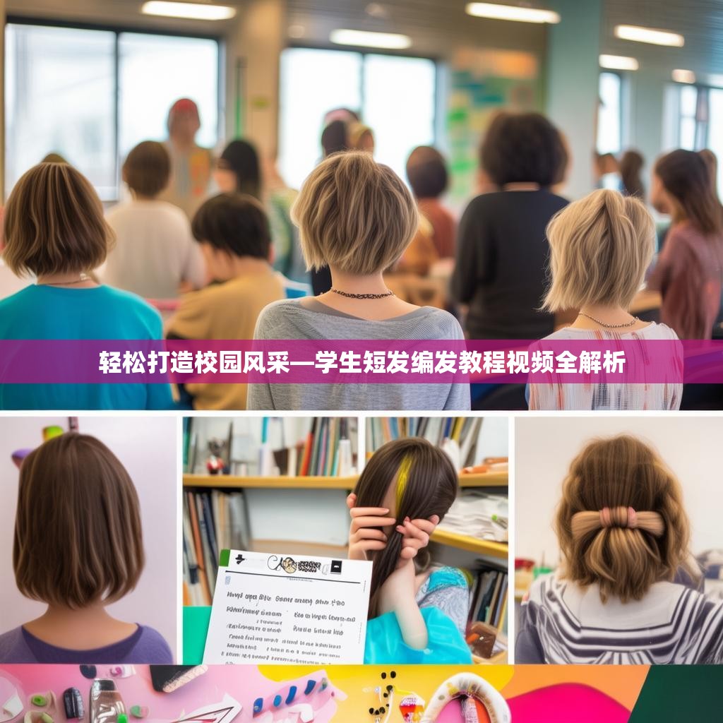 轻松打造校园风采—学生短发编发教程视频全解析