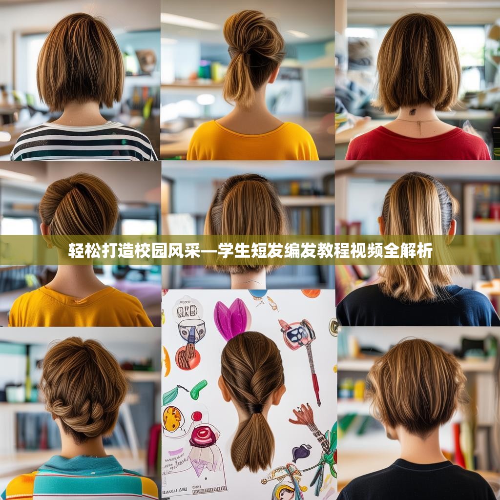 轻松打造校园风采—学生短发编发教程视频全解析