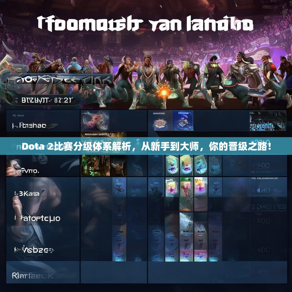 Dota 2比赛分级体系解析，从新手到大师，你的晋级之路！