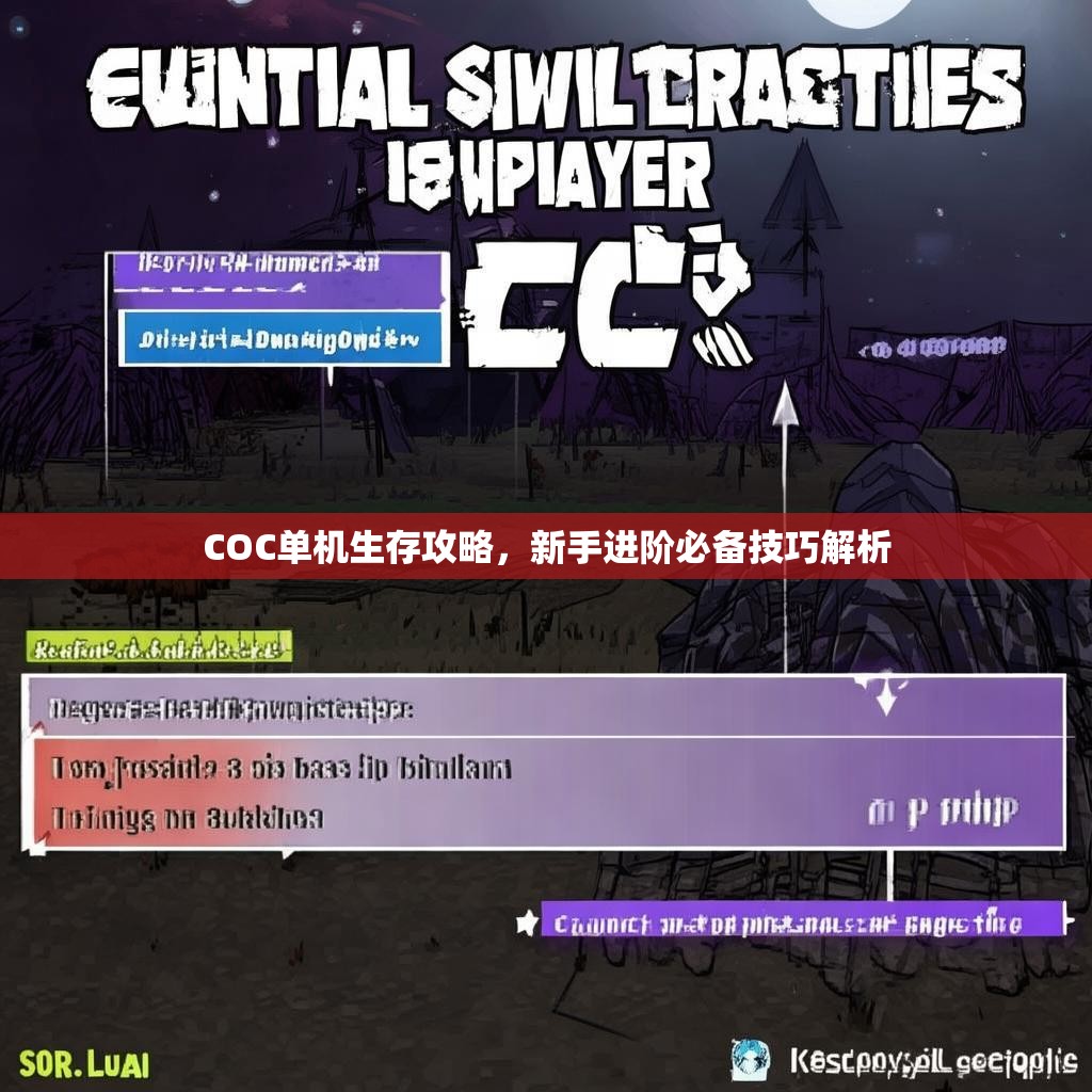 COC单机生存攻略，新手进阶必备技巧解析