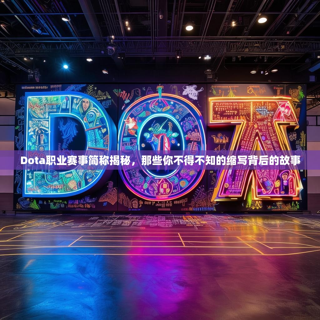 Dota职业赛事简称揭秘，那些你不得不知的缩写背后的故事