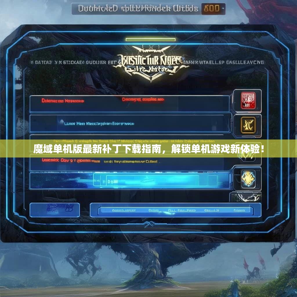 魔域单机版最新补丁下载指南，解锁单机游戏新体验！
