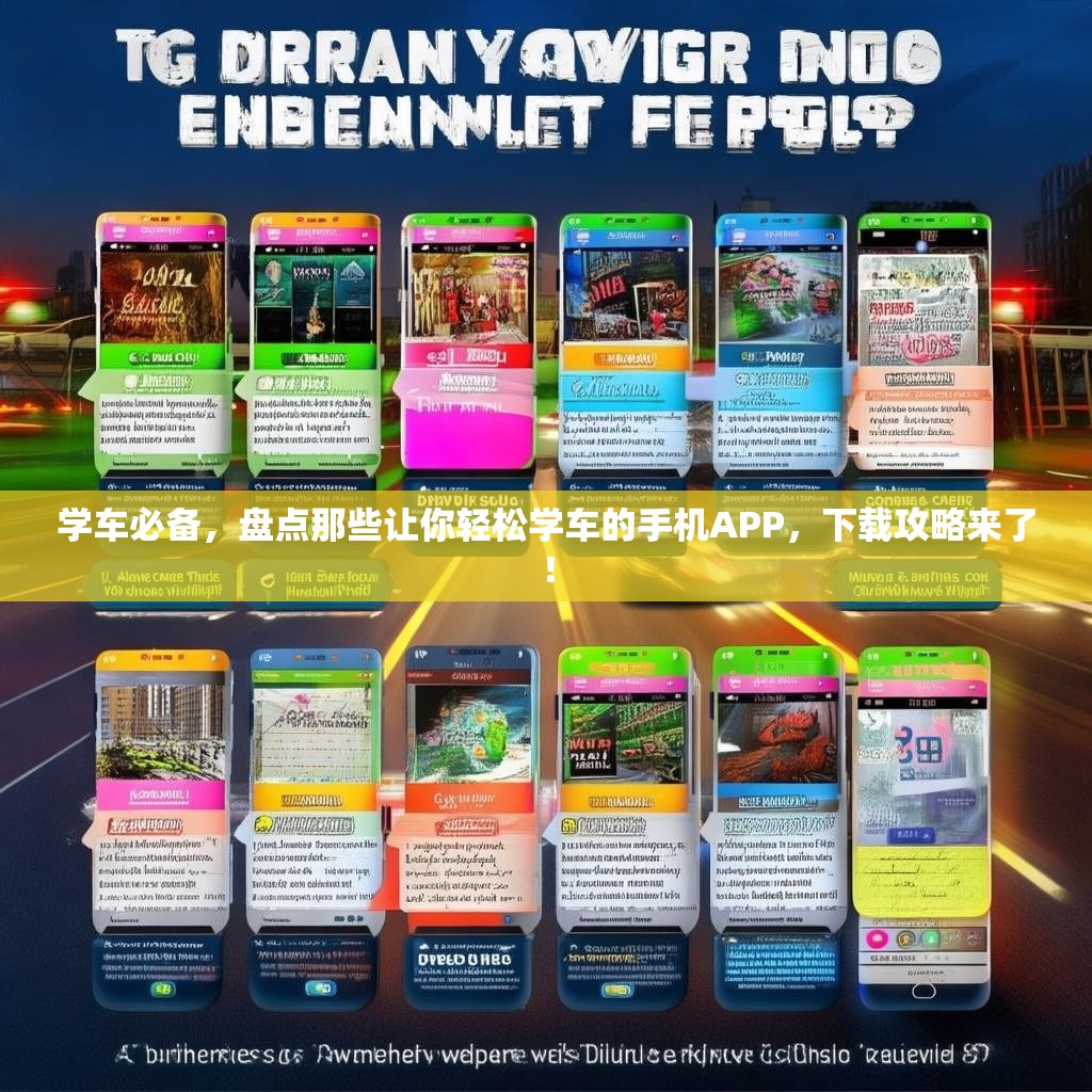学车必备，盘点那些让你轻松学车的手机APP，下载攻略来了！
