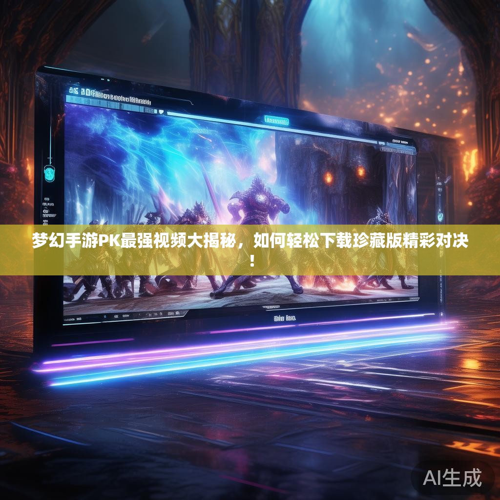 梦幻手游PK最强视频大揭秘，如何轻松下载珍藏版精彩对决！