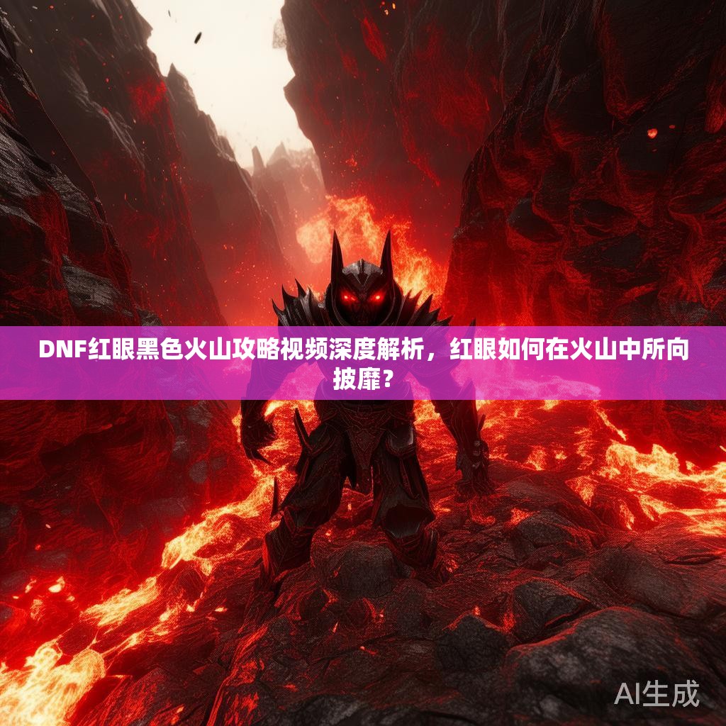 DNF红眼黑色火山攻略视频深度解析，红眼如何在火山中所向披靡？