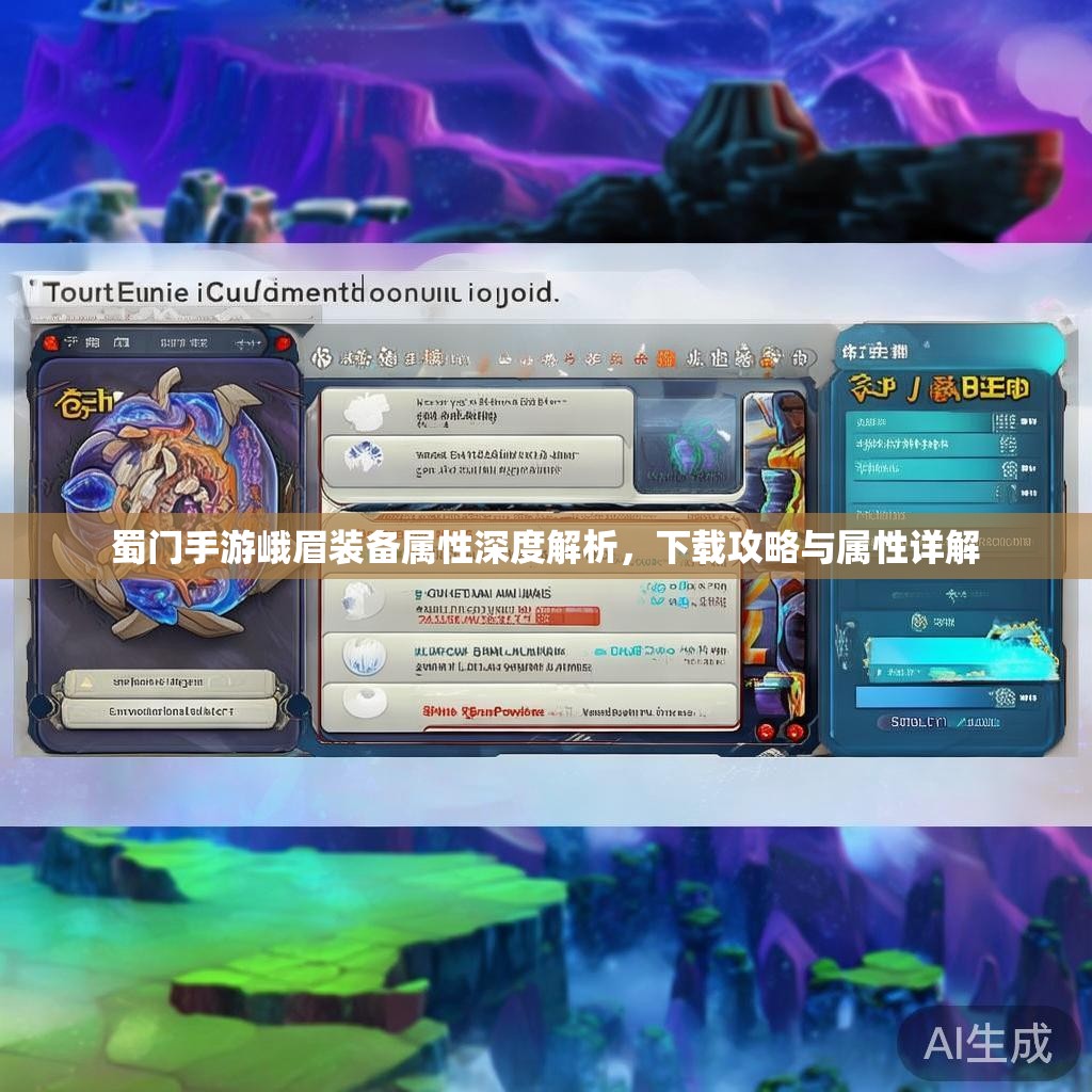 蜀门手游峨眉装备属性深度解析，下载攻略与属性详解