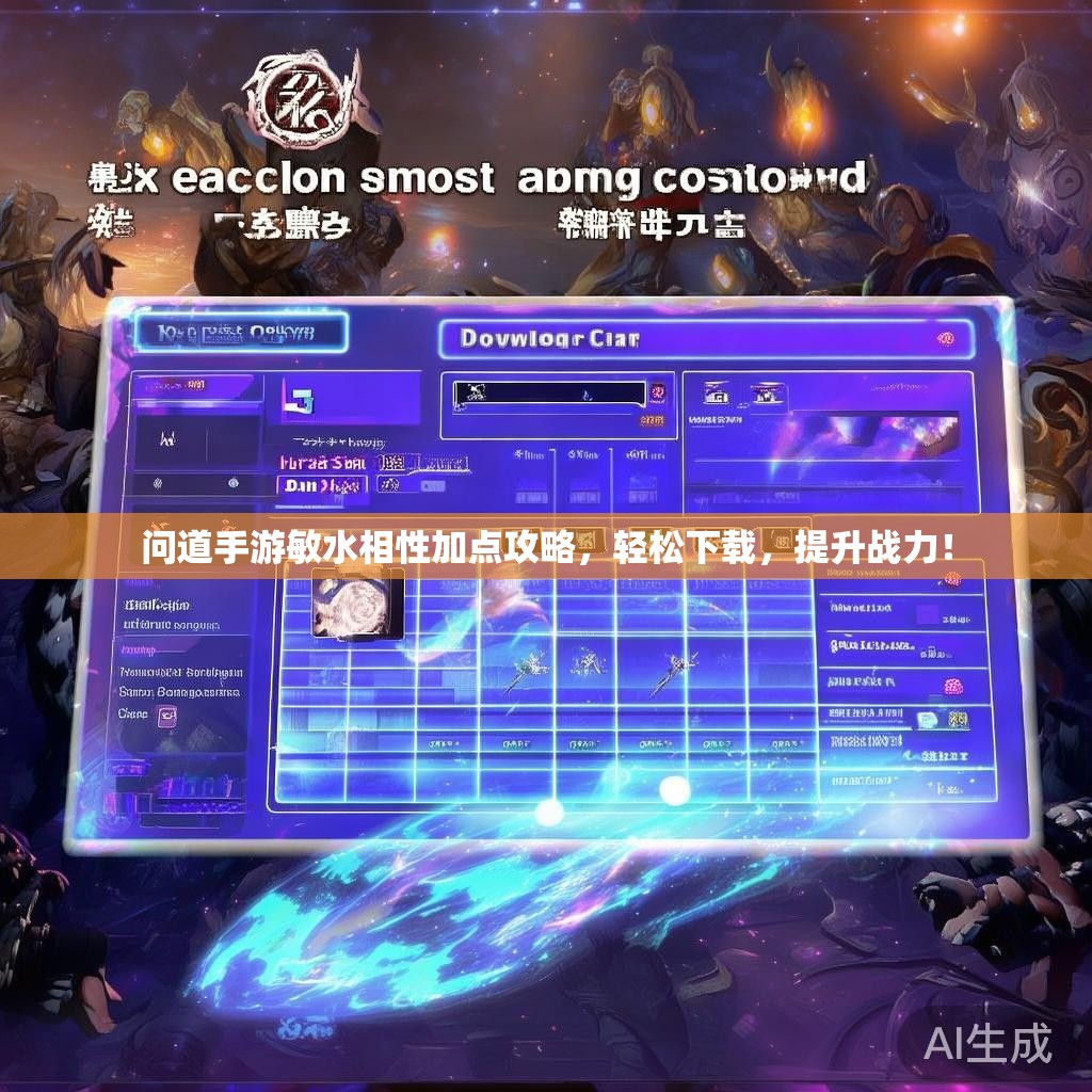 问道手游敏水相性加点攻略，轻松下载，提升战力！