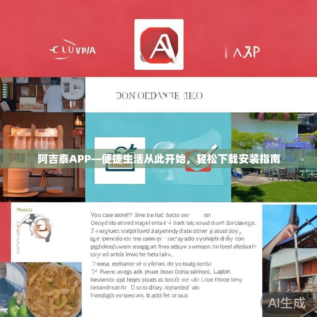 阿吉泰APP—便捷生活从此开始，轻松下载安装指南