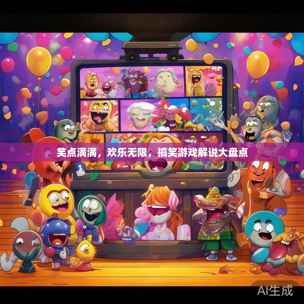 笑点满满，欢乐无限，搞笑游戏解说大盘点