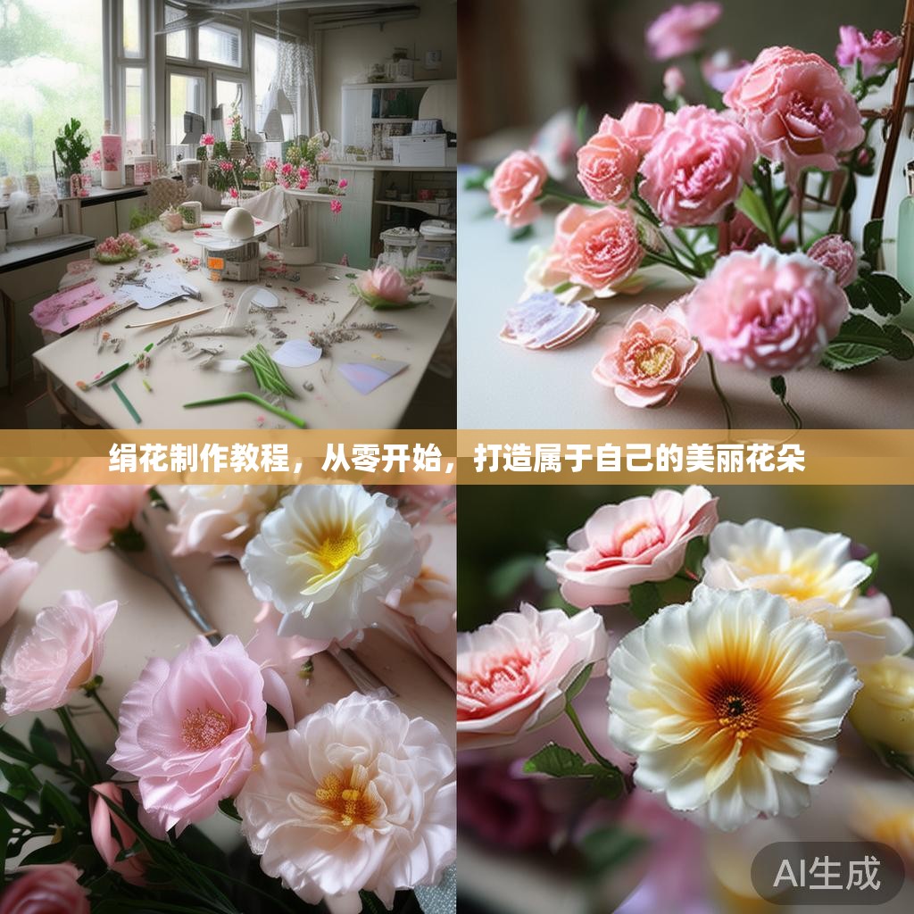 绢花制作教程，从零开始，打造属于自己的美丽花朵