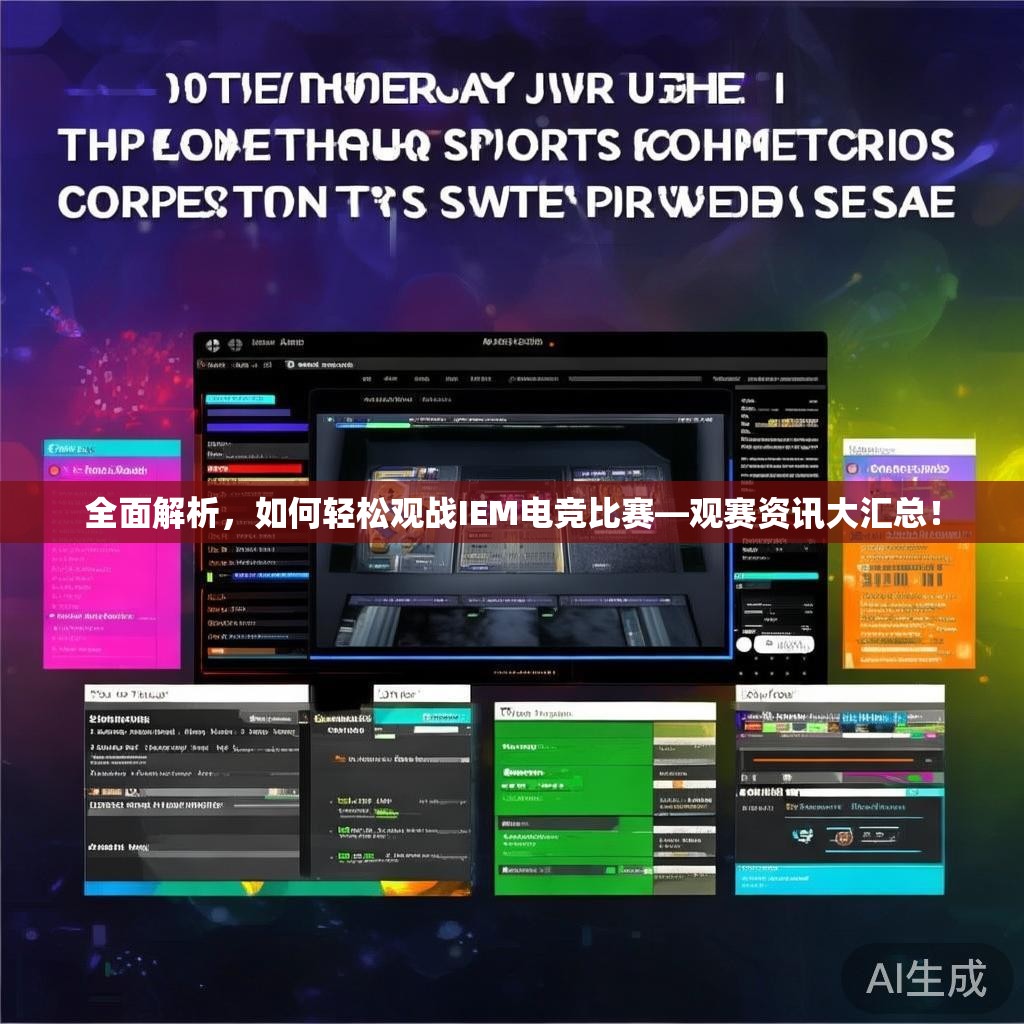 全面解析，如何轻松观战IEM电竞比赛—观赛资讯大汇总！
