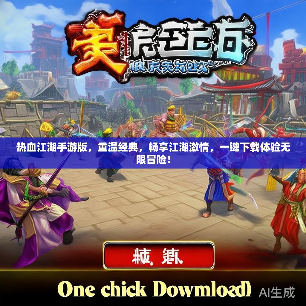 热血江湖手游版，重温经典，畅享江湖激情，一键下载体验无限冒险！