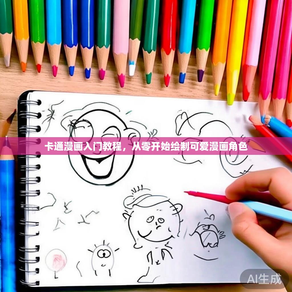 卡通漫画入门教程，从零开始绘制可爱漫画角色