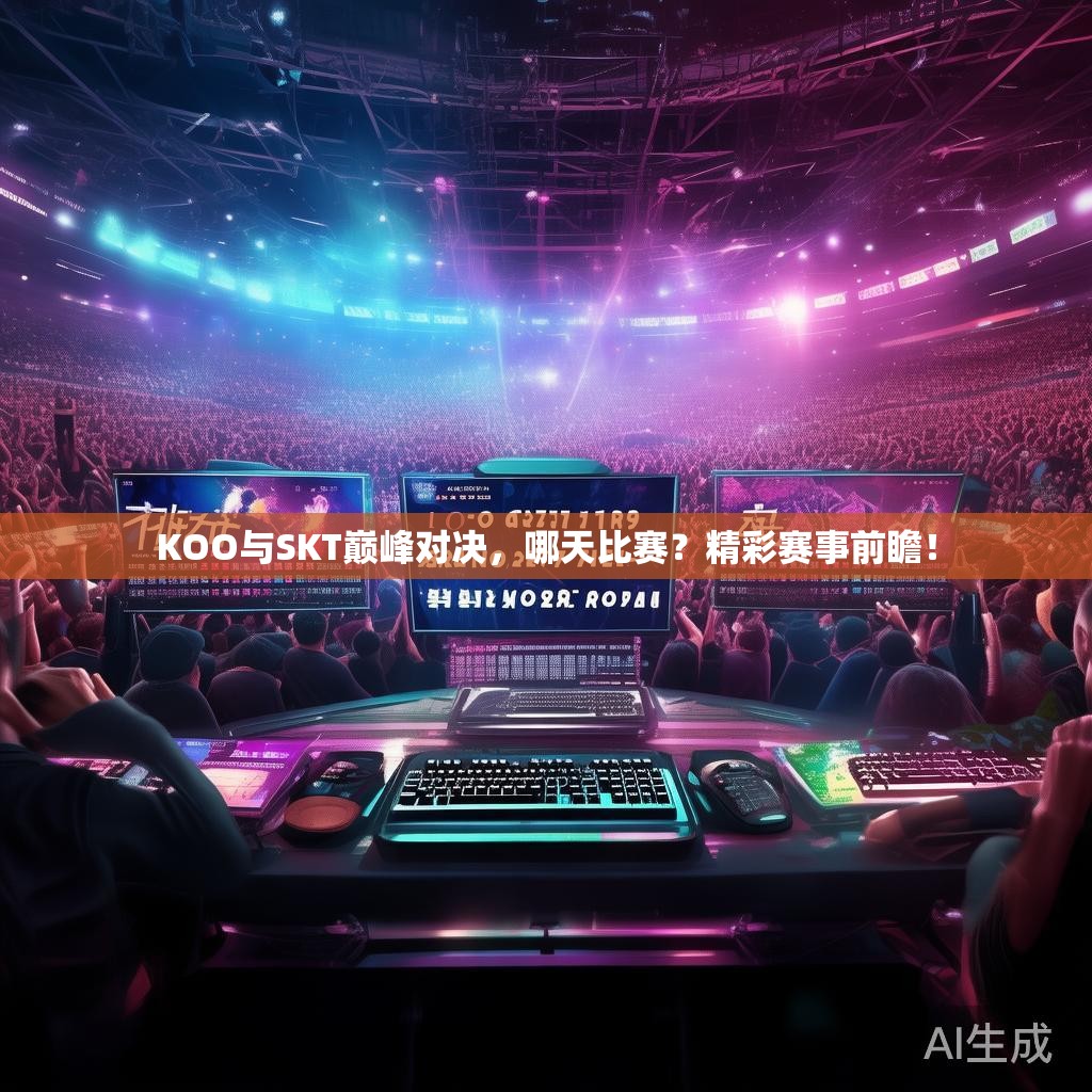 KOO与SKT巅峰对决，哪天比赛？精彩赛事前瞻！