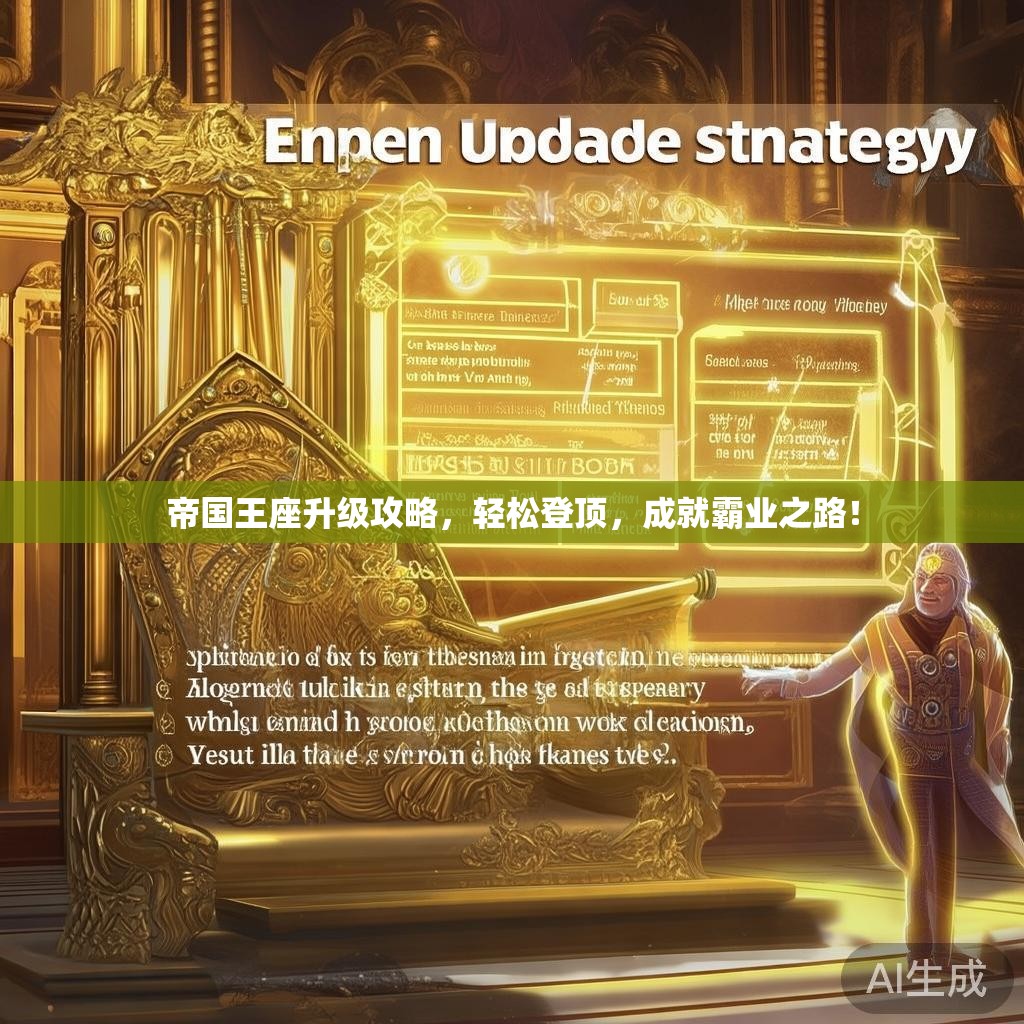 帝国王座升级攻略，轻松登顶，成就霸业之路！