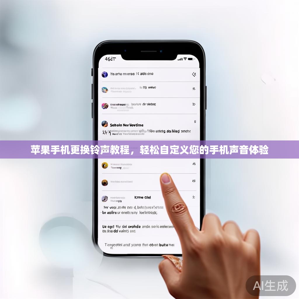 苹果手机更换铃声教程，轻松自定义您的手机声音体验