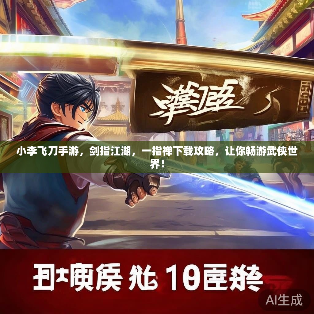 小李飞刀手游，剑指江湖，一指禅下载攻略，让你畅游武侠世界！