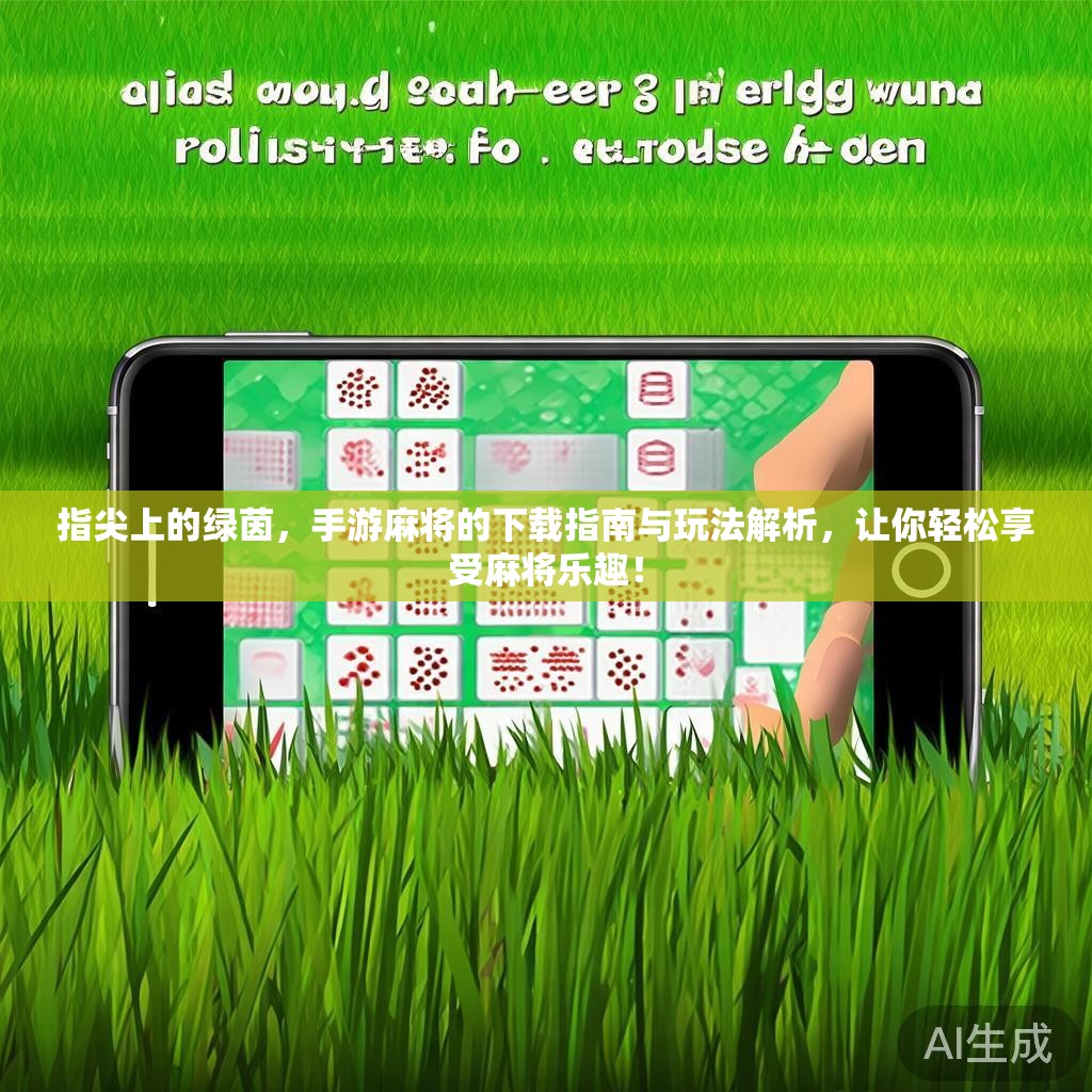 指尖上的绿茵，手游麻将的下载指南与玩法解析，让你轻松享受麻将乐趣！