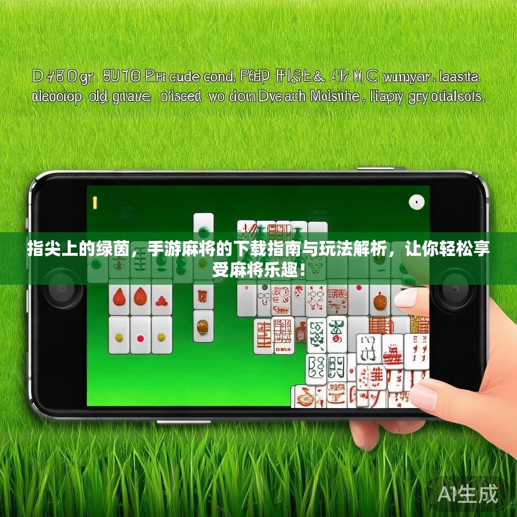 指尖上的绿茵，手游麻将的下载指南与玩法解析，让你轻松享受麻将乐趣！