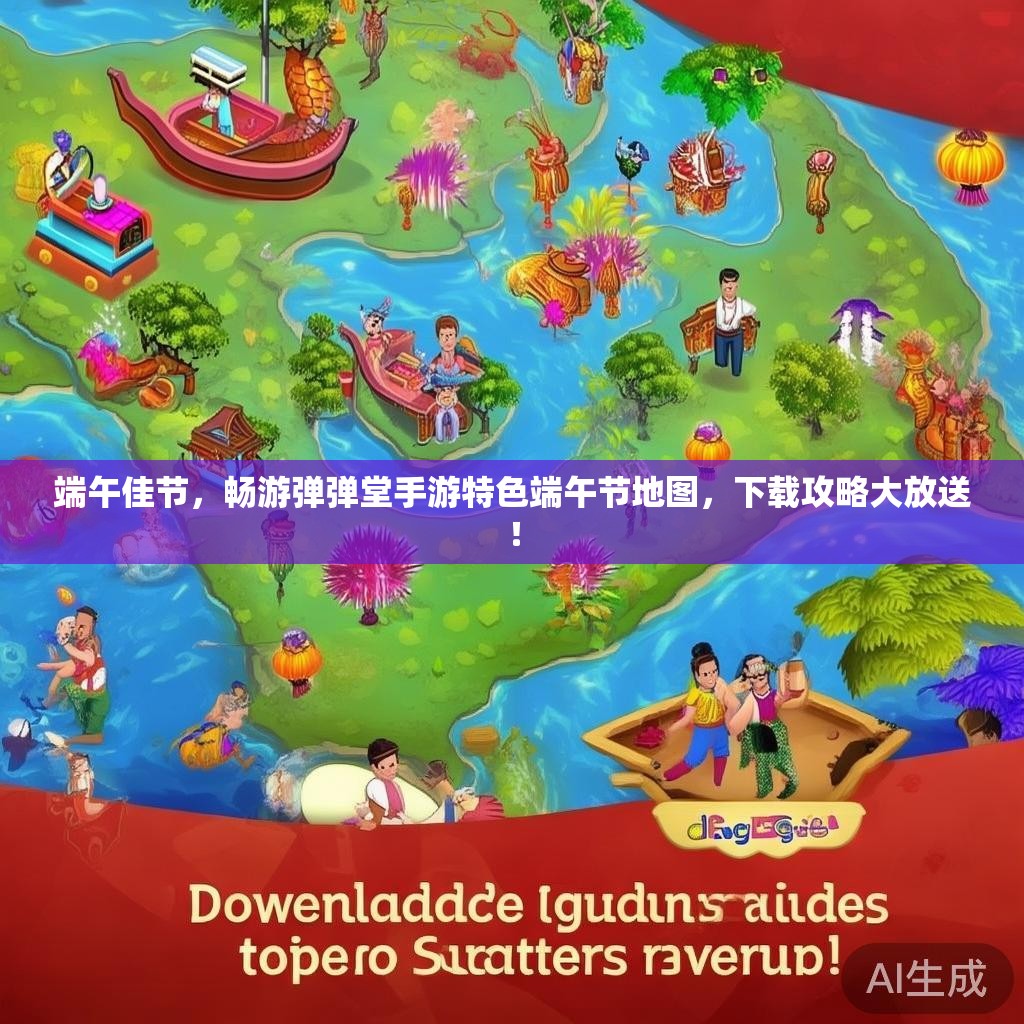 端午佳节，畅游弹弹堂手游特色端午节地图，下载攻略大放送！