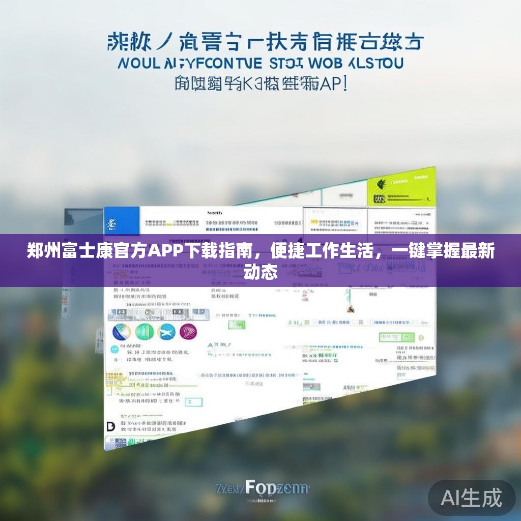 郑州富士康官方APP下载指南，便捷工作生活，一键掌握最新动态