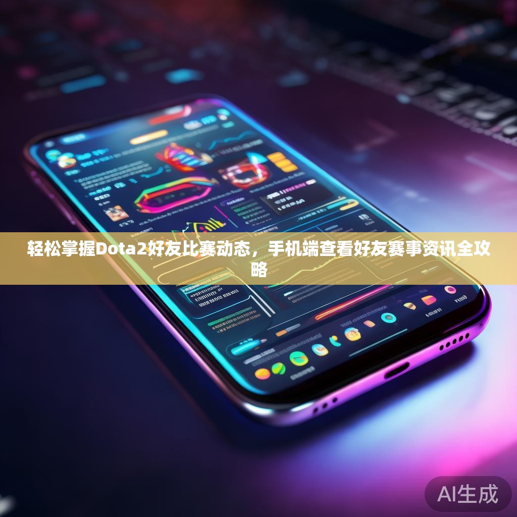 轻松掌握Dota2好友比赛动态，手机端查看好友赛事资讯全攻略