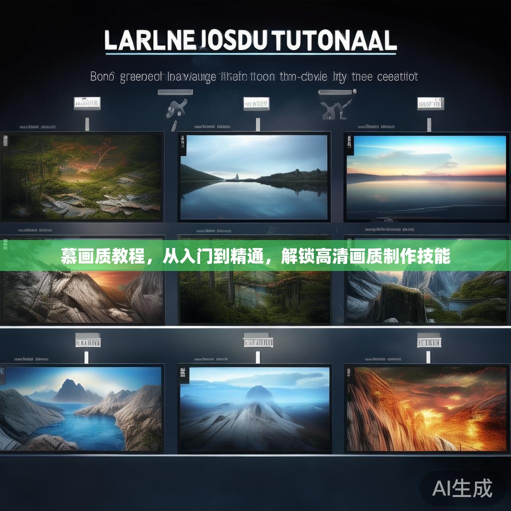 慕画质教程，从入门到精通，解锁高清画质制作技能