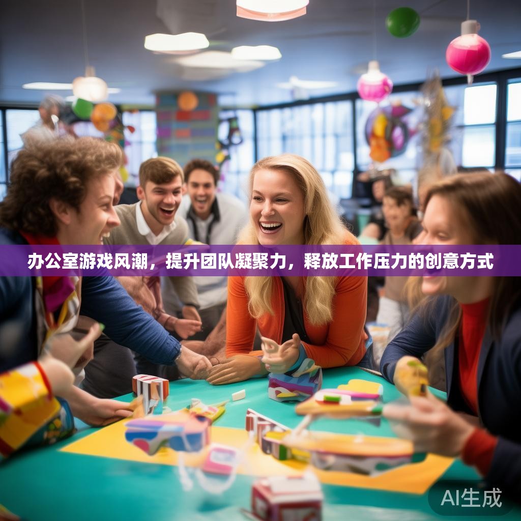 办公室游戏风潮，提升团队凝聚力，释放工作压力的创意方式