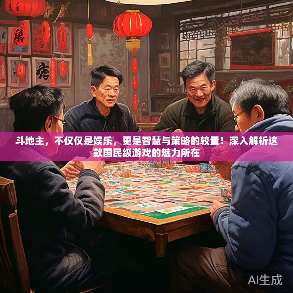 斗地主，不仅仅是娱乐，更是智慧与策略的较量！深入解析这款国民级游戏的魅力所在