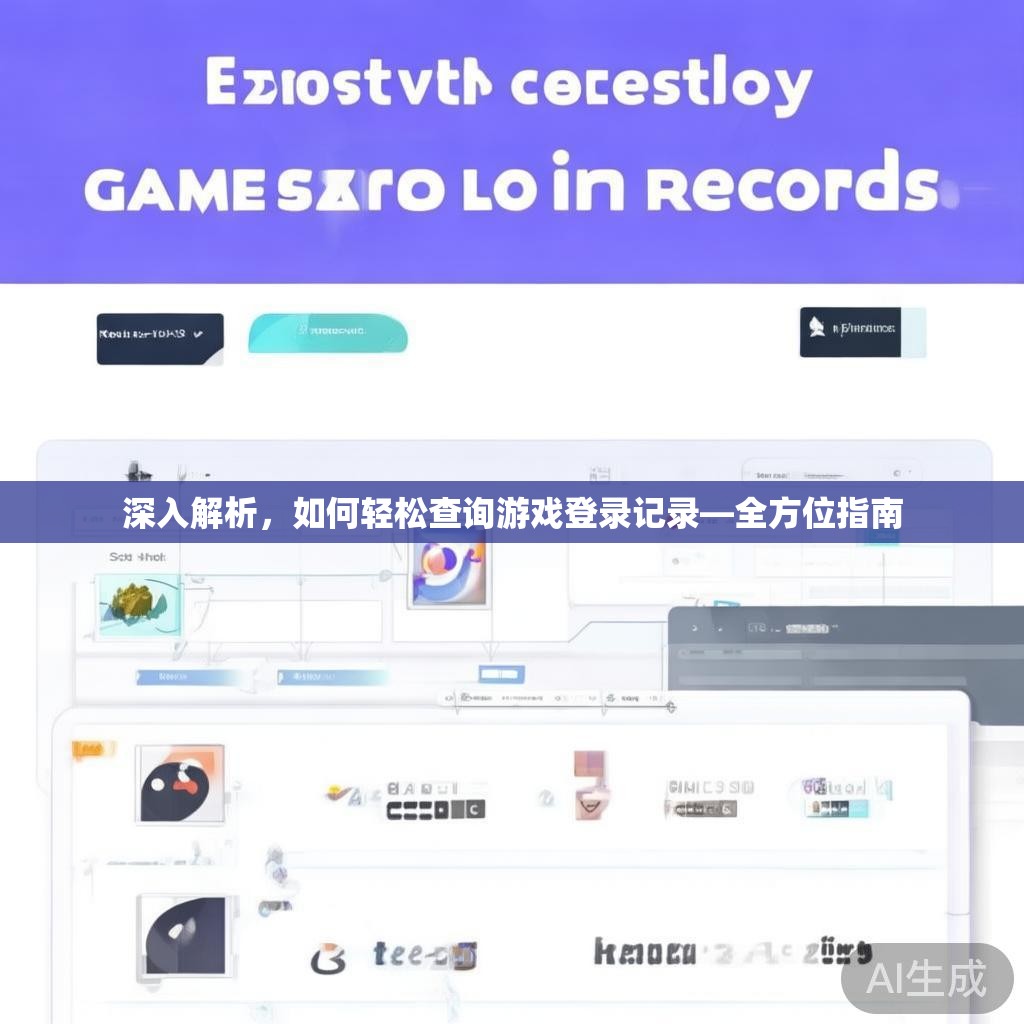 深入解析,如何轻松查询游戏登录记录—全方位指南 深入解析,如何轻松查询游戏登录记录—全方位指南