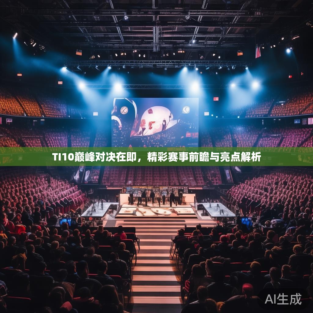 TI10巅峰对决在即，精彩赛事前瞻与亮点解析
