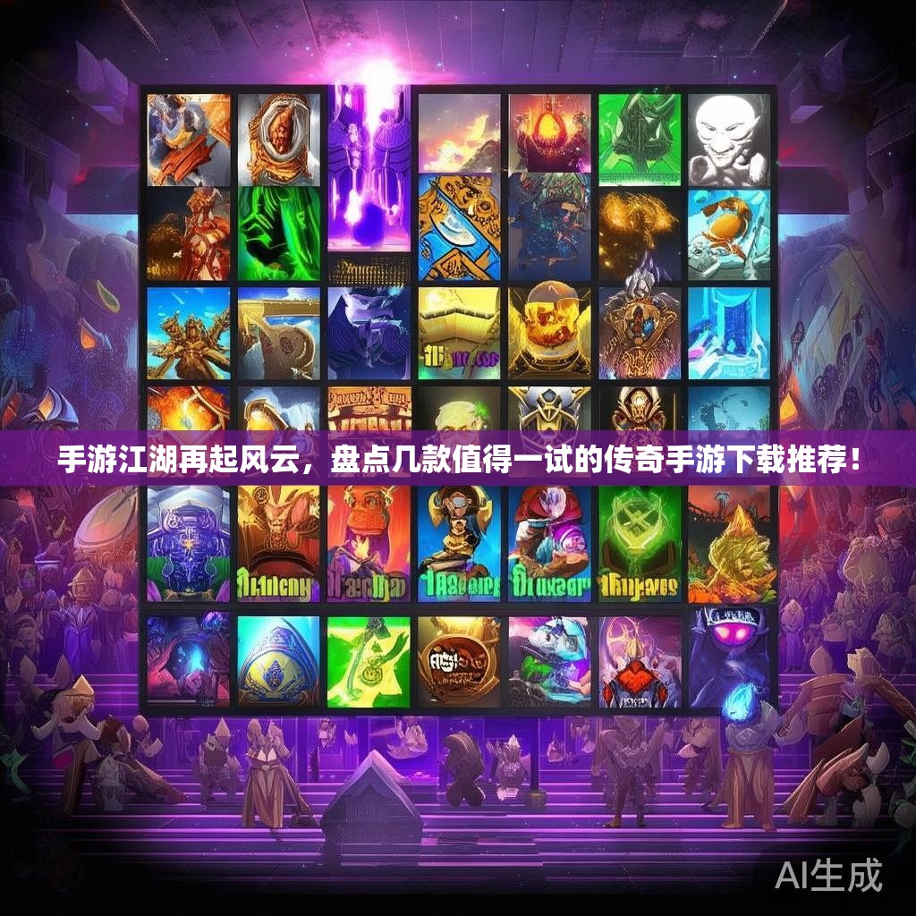 手游江湖再起风云，盘点几款值得一试的传奇手游下载推荐！