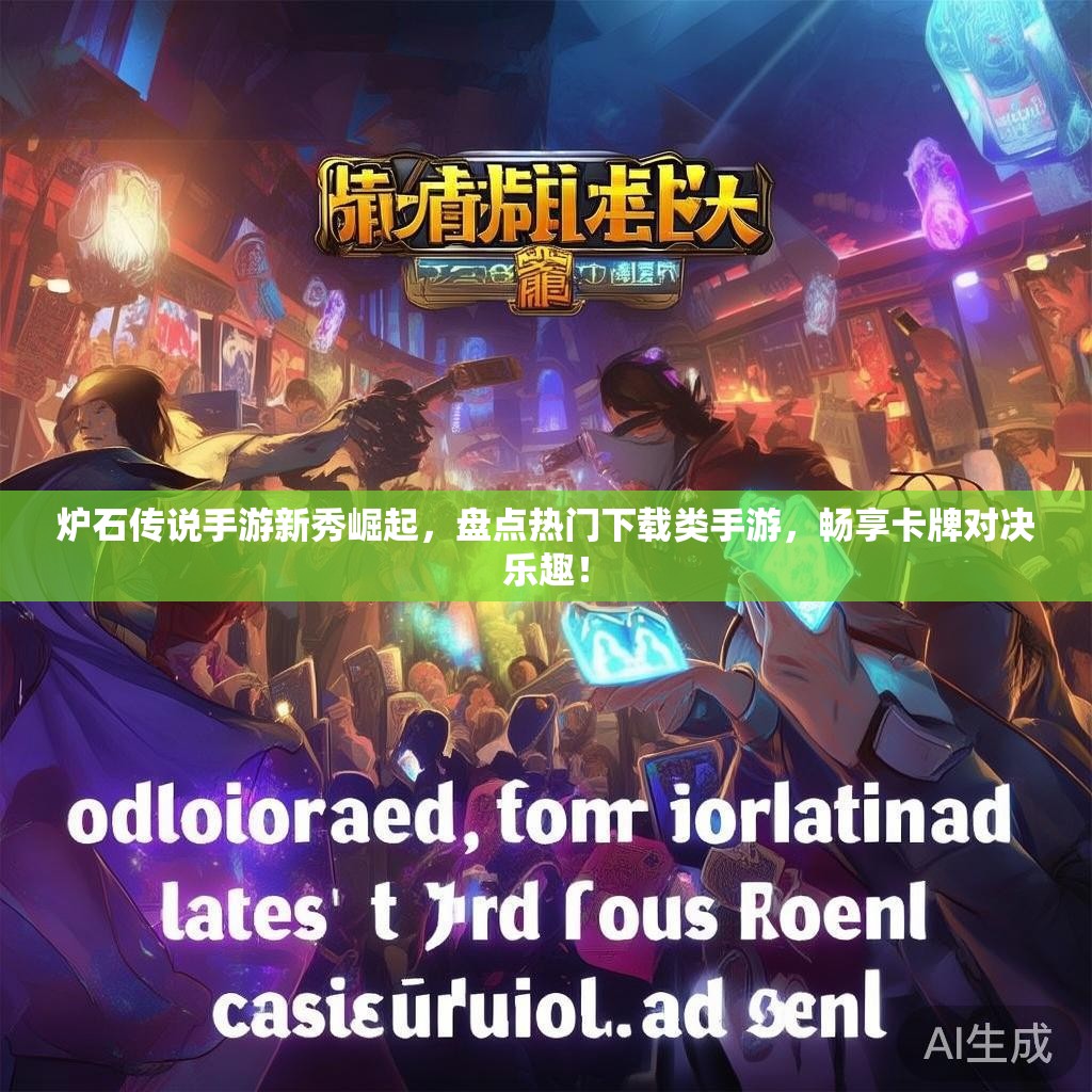 炉石传说手游新秀崛起，盘点热门下载类手游，畅享卡牌对决乐趣！