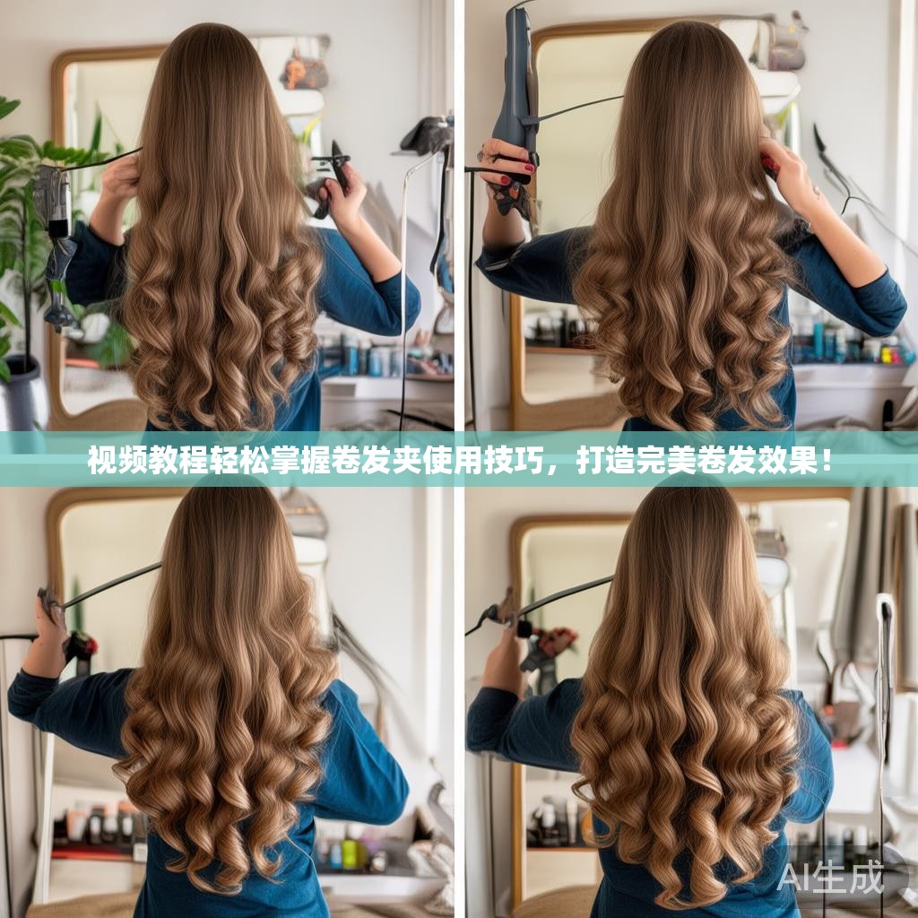 视频教程轻松掌握卷发夹使用技巧，打造完美卷发效果！
