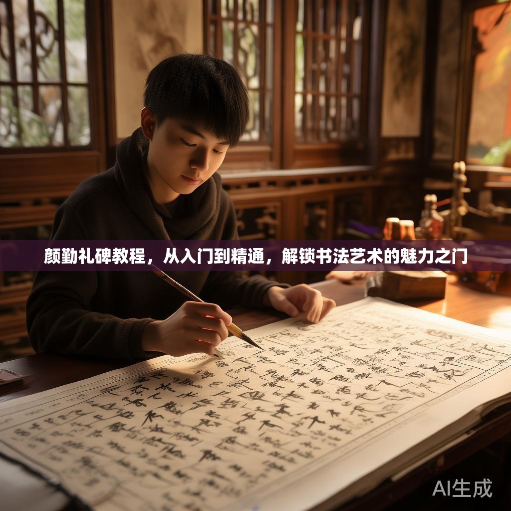 颜勤礼碑教程，从入门到精通，解锁书法艺术的魅力之门