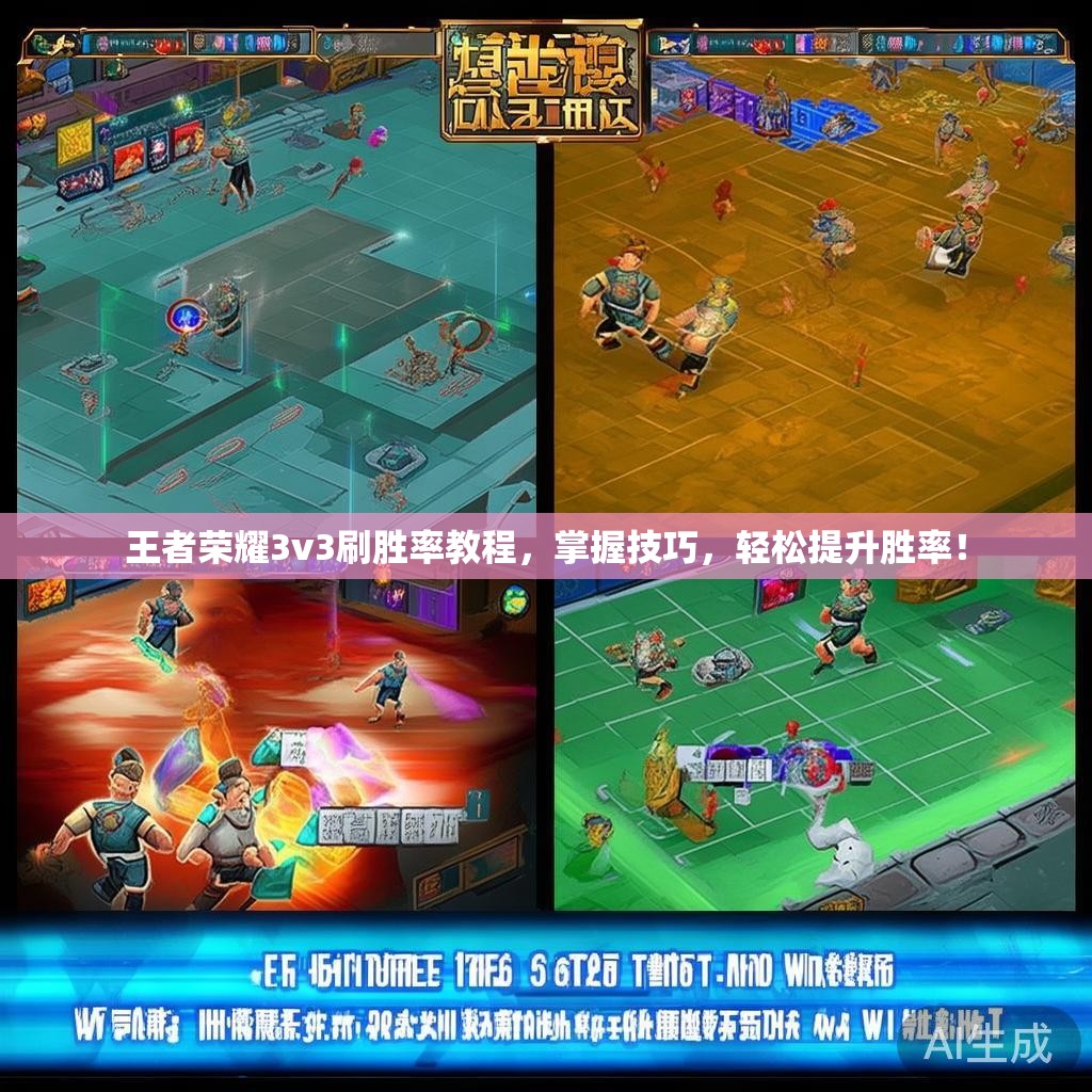 王者荣耀3v3刷胜率教程，掌握技巧，轻松提升胜率！