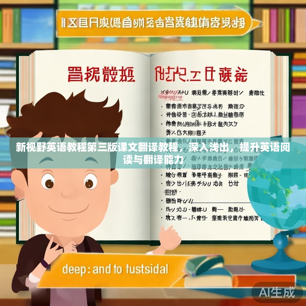 新视野英语教程第三版课文翻译教程，深入浅出，提升英语阅读与翻译能力