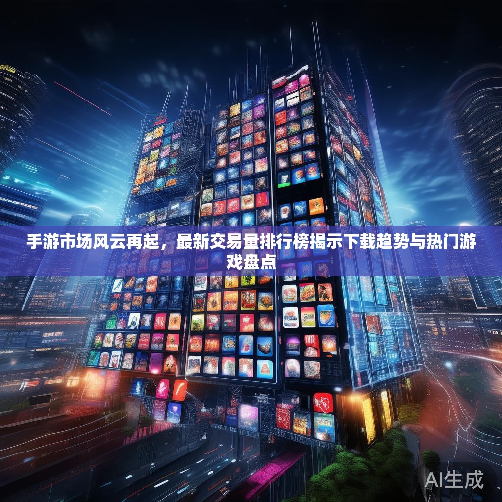 手游市场风云再起，最新交易量排行榜揭示下载趋势与热门游戏盘点